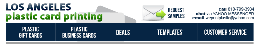 Plastic Gift Card Printing