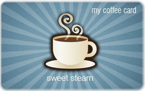Sweet Steam Plastic Card
